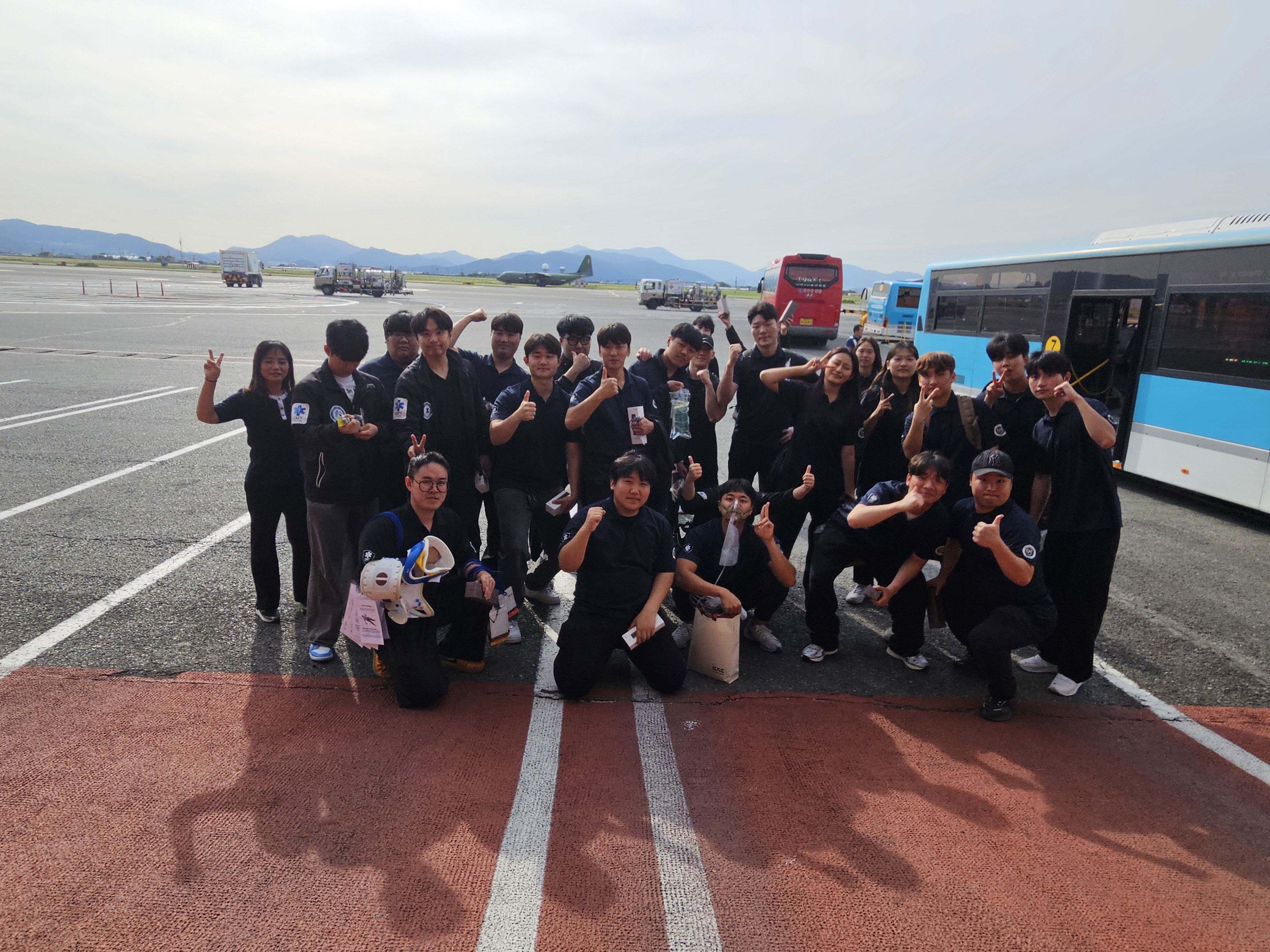 24.09.26 응급구조과 김해공항 재난훈련체험